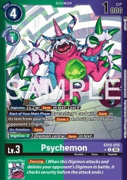 Psychemon (EX10 - 015) (V.2) - Sinister Order (Alternative Art) [015] - El Duelista