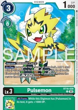 Pulsemon (BT16 - 039)⁣ - Beginning Observer⁣ (Common)⁣ [039] - El Duelista
