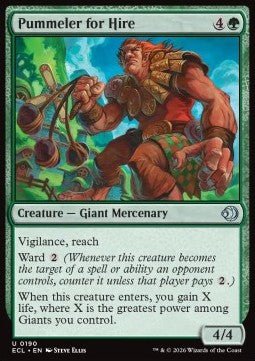 Pummeler for Hire - Lorwyn Eclipsed (Uncommon) [ECL - 190] - El Duelista