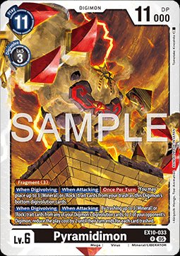 Pyramidimon (EX10 - 033) - Sinister Order (Rare) [033] - El Duelista