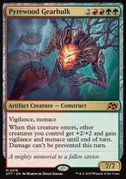 Pyrewood Gearhulk⁣ - Aetherdrift⁣ (Mythic)⁣ [216] - El Duelista