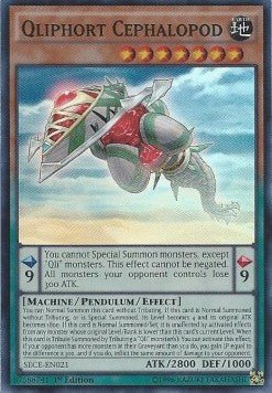 Qliphort Cephalopod (V.1 - Super Rare) - Secrets of Eternity (Super Rare) [SECE - 021] - El Duelista