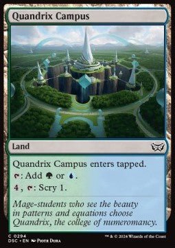 Quandrix Campus⁣ - Commander: Duskmourn: House of Horror⁣ (Common)⁣ [294] - El Duelista