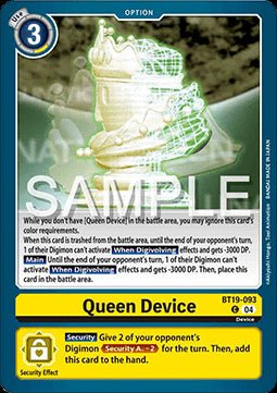Queen Device (BT19 - 093)⁣ - Special Booster Ver 2.5⁣ (Common)⁣ [BT19 - 093] - El Duelista