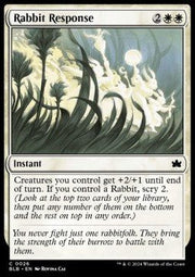 Rabbit Response⁣ - Bloomburrow⁣ (Common)⁣ [26] - El Duelista
