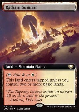 Radiant Summit⁣ - Commander: Edge of Eternities: Extras⁣ (Rare)⁣ [43] - El Duelista
