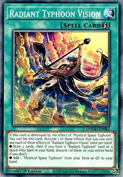 Radiant Typhoon Vision - Doom of Dimensions (Common) [DOOD - 063] - El Duelista