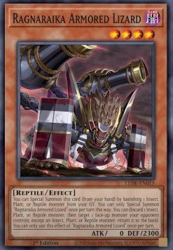 Ragnaraika Armored Lizard⁣ - Legacy of Destruction⁣ (Common)⁣ [015] - El Duelista