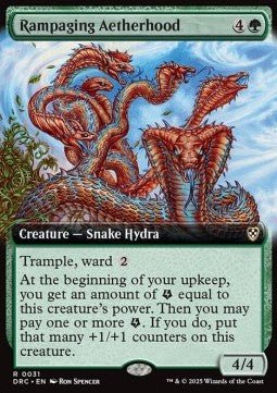 Rampaging Aetherhood⁣ - Commander: Aetherdrift: Extras⁣ (Rare)⁣ [31] - El Duelista