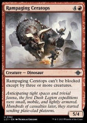 Rampaging Ceratops⁣ - The Lost Caverns of Ixalan⁣ (Uncommon)⁣ [162] - El Duelista