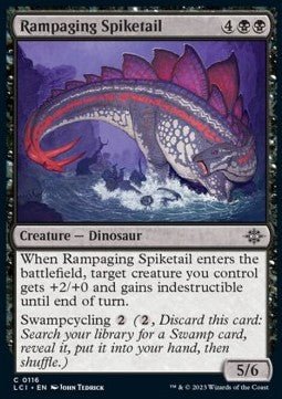 Rampaging Spiketail⁣ - The Lost Caverns of Ixalan⁣ (Common)⁣ [116] - El Duelista