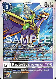 RaptorSparrowmon (BT19 - 061)⁣ - Special Booster Ver 2.5⁣ (Rare)⁣ [BT19 - 061] - El Duelista