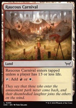 Raucous Carnival⁣ - Duskmourn: House of Horror⁣ (Common)⁣ [266] - El Duelista