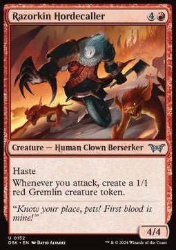 Razorkin Hordecaller⁣ - Duskmourn: House of Horror⁣ (Uncommon)⁣ [152] - El Duelista