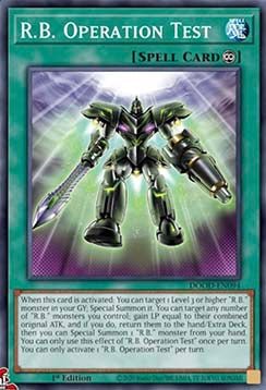 R.B. Operation Test - Doom of Dimensions (Super Rare) [DOOD - 094] - El Duelista