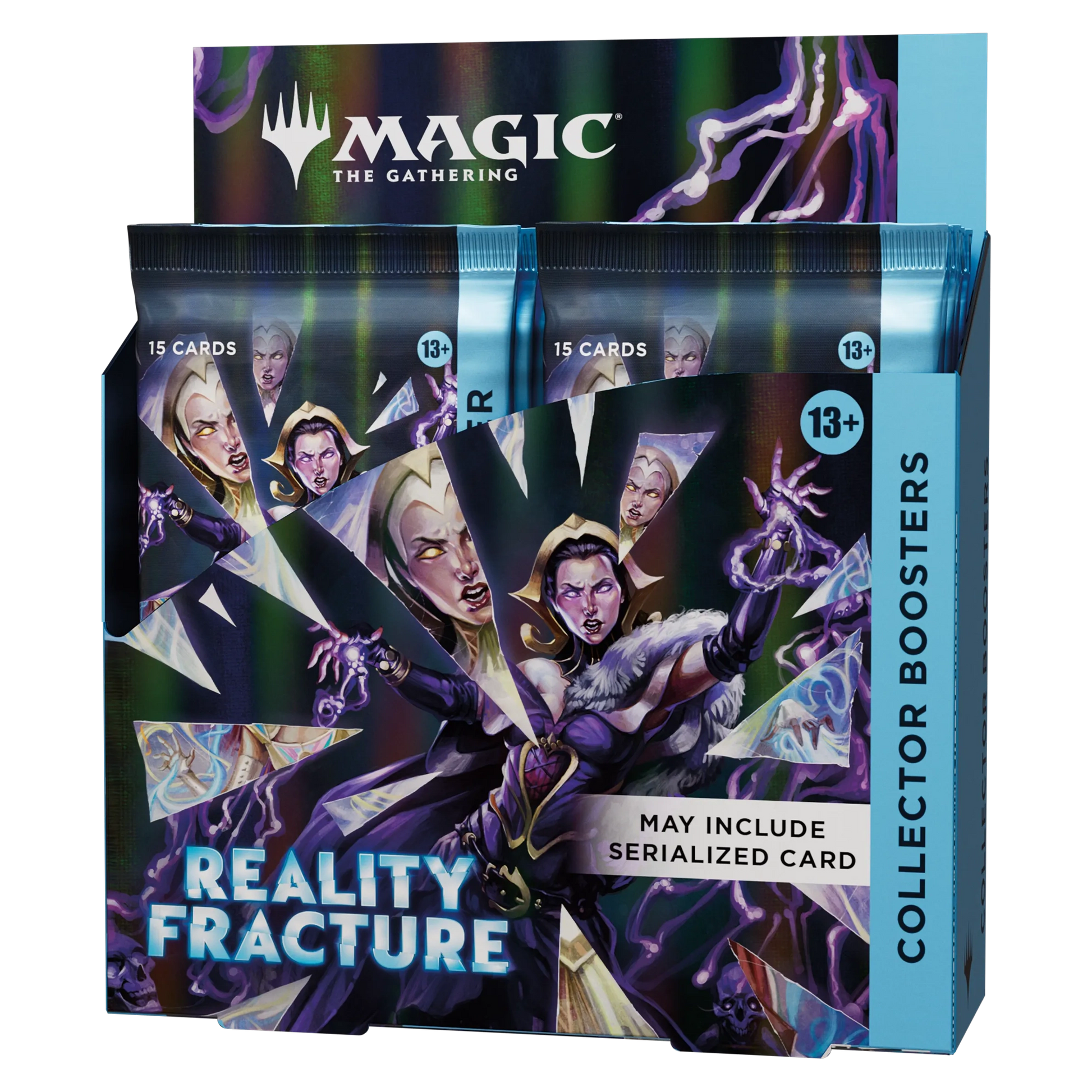 Caja de 12 sobres de coleccionista de Reality Fracture en inglés