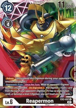 Reapermon (EX2 - 037)⁣ - Digital Hazard⁣ (Uncommon)⁣ [037] - El Duelista