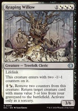 Reaping Willow - Lorwyn Eclipsed (Uncommon) [ECL - 240] - El Duelista