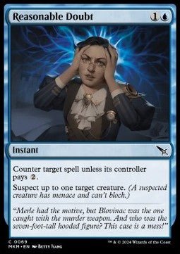 Reasonable Doubt⁣ - Murders at Karlov Manor⁣ (Common)⁣ [69] - El Duelista