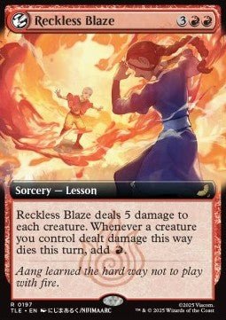 Reckless Blaze (V.2) - Magic: The Gathering | Avatar: The Last Airbender: Eternal (Rare) [TLE - 197] - El Duelista