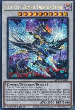 Red - Eyes Zombie Dragon Lord - 25th Anniversary Tin: Dueling Heroes Mega Pack (Secret Rare) [MP23 - 083] - El Duelista