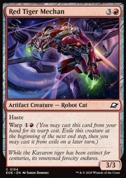 Red Tiger Mechan⁣ - Edge of Eternities⁣ (Common)⁣ [154] - El Duelista