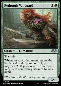 Redtooth Vanguard⁣ - Wilds of Eldraine⁣ (Uncommon)⁣ [180] - El Duelista