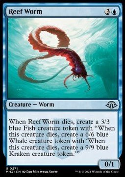 Reef Worm⁣ - Modern Horizons 3⁣ (Uncommon)⁣ [271] - El Duelista