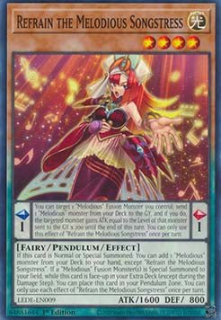Refrain the Melodious Songstress⁣ - Legacy of Destruction⁣ (Common)⁣ [009] - El Duelista