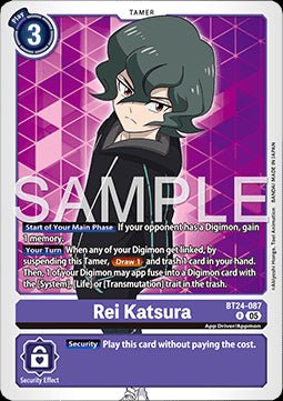 Rei Katsura (BT24 - 087) - Time Stranger (Rare) [BT - 24 - 087] - El Duelista