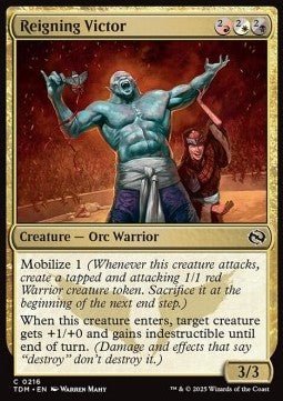 Reigning Victor⁣ - Tarkir: Dragonstorm⁣ (Common)⁣ [216] - El Duelista