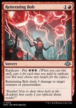 Reiterating Bolt⁣ - Modern Horizons 3⁣ (Uncommon)⁣ [134] - El Duelista