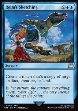 Relm's Sketching⁣ - Magic: The Gathering - FINAL FANTASY⁣ (Uncommon)⁣ [67] - El Duelista