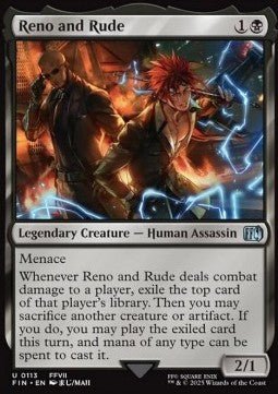 Reno and Rude⁣ - Magic: The Gathering - FINAL FANTASY⁣ (Uncommon)⁣ [113] - El Duelista