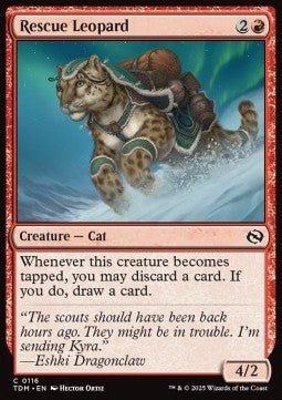 Rescue Leopard⁣ - Tarkir: Dragonstorm⁣ (Common)⁣ [116] - El Duelista