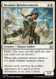 Resolute Reinforcements - Magic: The Gathering Foundations (Uncommon) [FDN - 145] - El Duelista