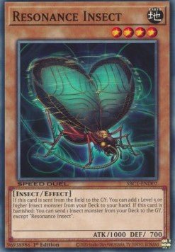 Resonance Insect⁣ - Speed Duel: Streets of Battle City⁣ (Common)⁣ [D07] - El Duelista