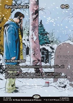 Rest in Peace - Magic: The Gathering | Marvel's Spider - Man: Source Material Cards (Mythic) [MAR - 6] - El Duelista