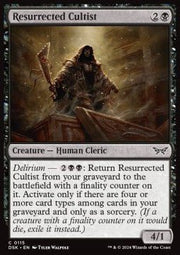 Resurrected Cultist⁣ - Duskmourn: House of Horror⁣ (Common)⁣ [115] - El Duelista