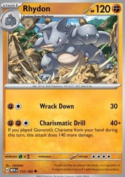 Rhydon⁣ - 151⁣ (Uncommon)⁣ [112] - El Duelista