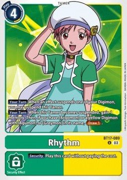 Rhythm (BT17 - 089) (V.1)⁣ - Secret Crisis⁣ (Uncommon)⁣ [089] - El Duelista