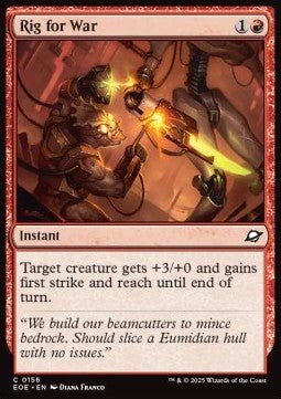 Rig for War⁣ - Edge of Eternities⁣ (Common)⁣ [156] - El Duelista