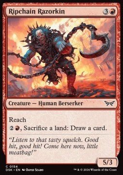 Ripchain Razorkin⁣ - Duskmourn: House of Horror⁣ (Common)⁣ [154] - El Duelista