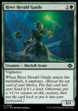 River Herald Guide⁣ - The Lost Caverns of Ixalan⁣ (Common)⁣ [209] - El Duelista