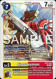 RizeGreymon (BT21 - 044)⁣ - World Convergence⁣ (Uncommon)⁣ [044] - El Duelista