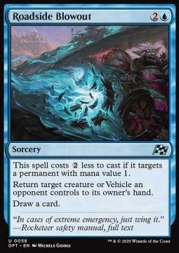 Roadside Blowout⁣ - Aetherdrift⁣ (Uncommon)⁣ [58] - El Duelista