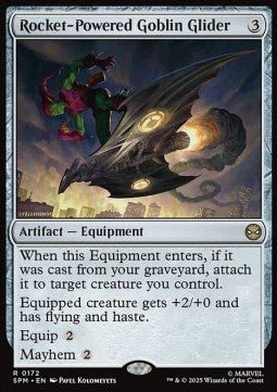 Rocket - Powered Goblin Glider - Magic: The Gathering | Marvel's Spider - Man (Rare) [SPM - 172] - El Duelista