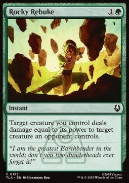 Rocky Rebuke - Magic: The Gathering | Avatar: The Last Airbender (Common) [TLA - 193] - El Duelista