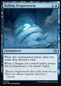 Roiling Dragonstorm⁣ - Tarkir: Dragonstorm⁣ (Uncommon)⁣ [55] - El Duelista