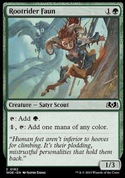 Rootrider Faun⁣ - Wilds of Eldraine⁣ (Common)⁣ [182] - El Duelista
